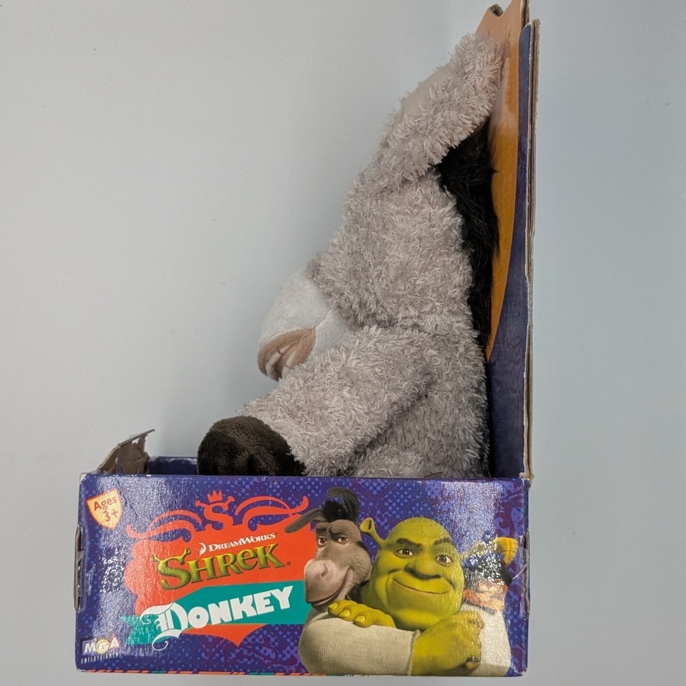 DreamWorks Shrek‎ the Third Donkey Plush Toy Entertainment 2007 Gift Collectible - Picture 3 of 5